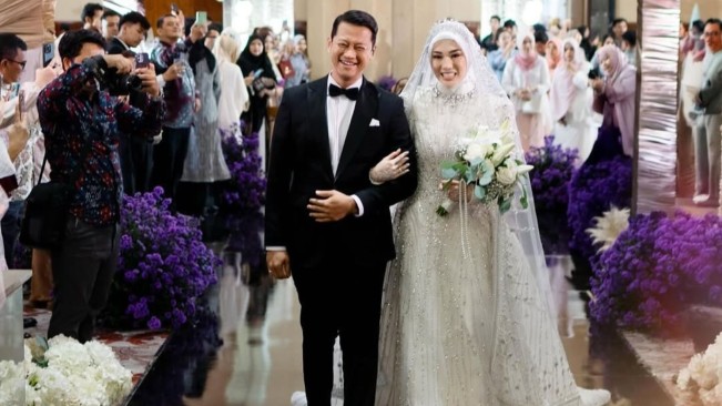 Potret Pernikahan Clara Shinta dan Alexander Assad Menikah (instagram)